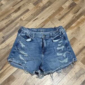 Arizona Jean Company Women's Ripped Blue Jean Shorts
